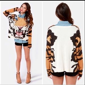 Mink Pink Tiger Roar Sweater